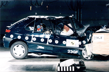 Краш тест Peugeot 306 (1998)